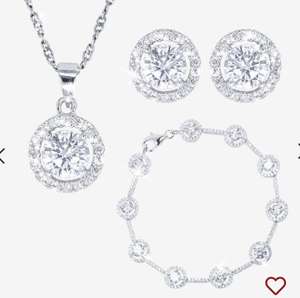 The Sterling Silver Amelia Halo Collection £91 @ Warren james
