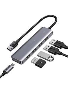 UGREEN USB Hub 3.0 4 Port Ultra Slim for Laptop Extension with 5V Charging Port £11.04 Prime (+£4.99 Non prime) @ Amazon / UGREEN