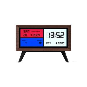 Newgate Spectronomer LCD Clock in Wood Effect £29.99 + £1.99 Click and Collect at TK Maxx
