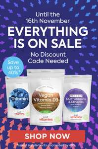 Everything on sale, up to 40% - E.G Vitamin C & Zinc Tablets - 180 tablets - £5.96 @ Just Vitamins