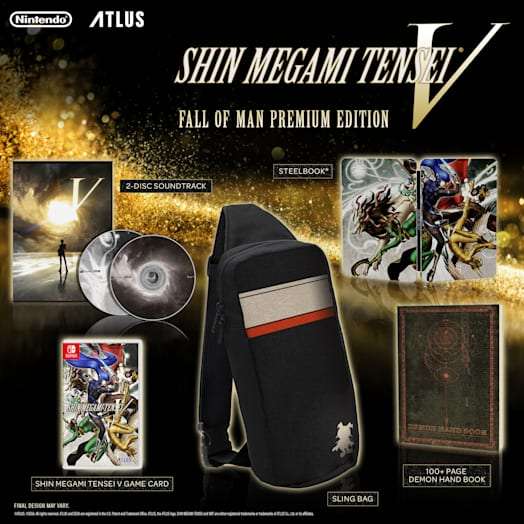 Switch: Shin Megami Tensei V Fall of Man Premium Edition + free preorder bonuses £89.99 or £80.99 with student discount @ Nintendo UK store