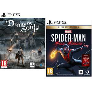 Marvel's Spider-Man: Miles Morales Ultimate Edition (PS5) £43.99 / Demon's Souls (PS5) £43.88 Delivered using code @ Boss Deals via eBay