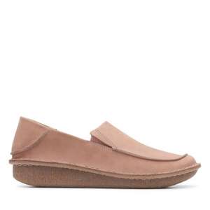 CLARKS Funny Go Dusty Pink Nubuck - £27.15 Delivered with code @ Clarks Outlet