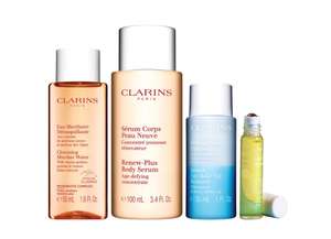 Free 4 Piece GWP with 2 purchases, 1 to be skincare at Boots - most Clarins items are 20% off too