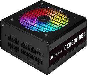 Corsair CX650F RGB, 80 PLUS Bronze Fully Modular ATX Power Supply - £39.99 delivered @ Amazon