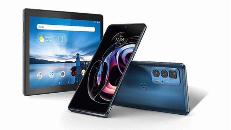 Motorola Moto Edge 20 Pro Snapdragon 870 4500mAh 256GB 5G Smartphone + Claim a Lenovo M10 Tablet - £363 Instore Pay In One Go @ Vodafone