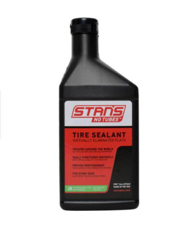 Stans no tubes bicycle tyre sealant 946ml £15.99 plus £2.99 P+P (free £20 spend) @ CRC / wiggle