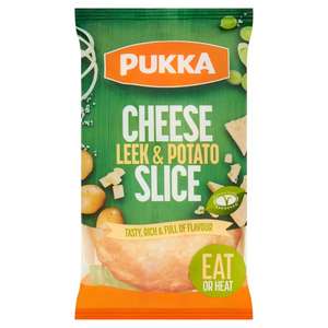 Pukka Cheese Leek & Potato Slice 170g £1 at Morrisons