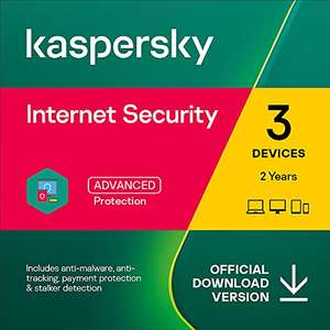 Kaspersky Internet Security 2022 | 3 Devices | 2 Years £21.95 at Amazon