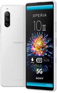 Sony Xperia 10 III Smartphone - Dual SIM hybrid 128GB 6GB RAM 3.5 mm audio jack OLED - £299 @ Amazon