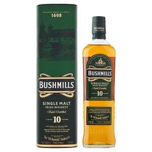 Bushmills Single Malt Irish Whiskey Aged 10 years 70cl - £25 @ Waitrose