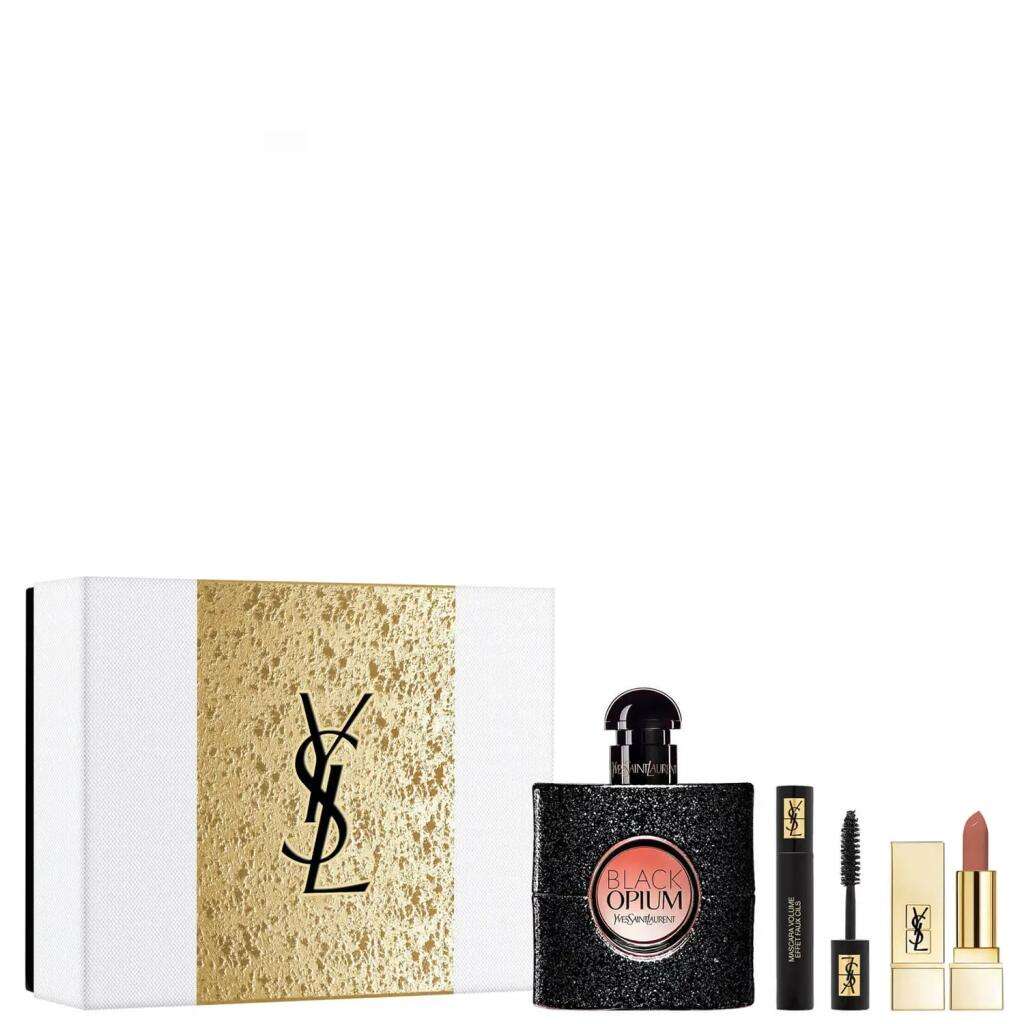 Yves Saint Laurent Black Opium Eau de Parfum (50ml) and Makeup Icons Gift Set £60 + 2 free samples, with code @ YSL