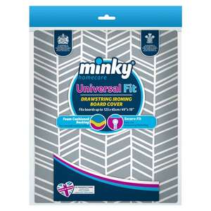 Minky Drawstring Ironing Board Cover - £2.50 Clubcard Price @ Tesco