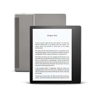 Certified Refurbished Kindle Oasis | Now with adjustable warm light | Waterproof, 8 GB, Wi-Fi | Graphite £154.99 at Amazon