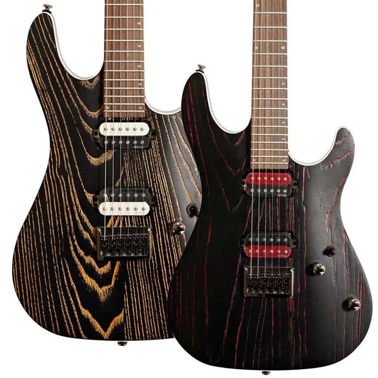 Cort KX300 Electric Guitar - Etched Black Gold or Etched Black Red - £249 Each Delivered @ GuitarGuitar