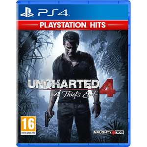 Uncharted 4: PlayStation Hits for PlayStation 4 £9 @ AO - UK Mainland