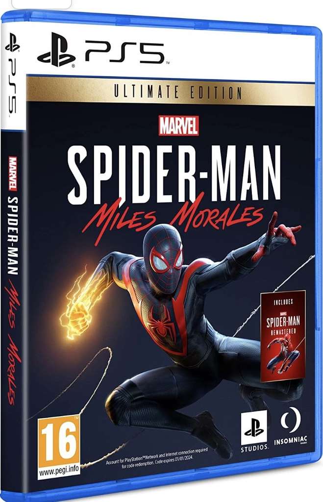 Marvel’s Spider-Man: Miles Morales Ultimate Edition – PlayStation 5 - £44.99 @ Amazon