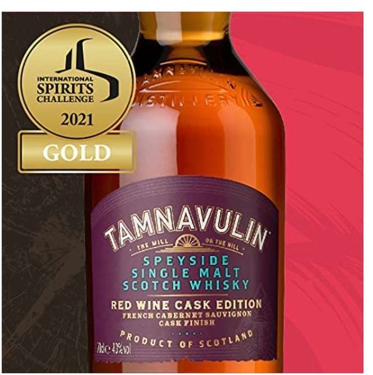 Deal: Tamnavulin Speyside Single Malt Whisky, Cabernet Sauvignon Edition, 70cl £19.99 Prime at Amazon (+£3.99 non Prime)