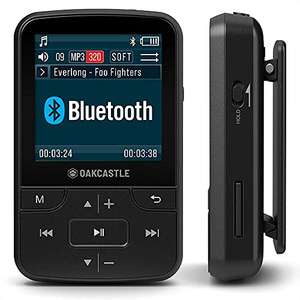 OAKCASTLE 16GB Bluetooth MP3 Player 16GB - £9.35 (+£4.49 Non-Prime / £5 Off for Prime Members) - Sold by iZilla / Fulfilled by Amazon