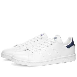 Adidas Stan Smith White & Collegiate Navy £44 with code + £4.99 delivery at End Clothing