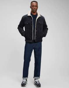 Gap | 50% off everything (site wide) - Sherpa Corduroy Icon Jacket £49.97 @ Gap