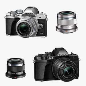E‑M10 Mark III S 1442 II R Kit + M. Zuiko Digital 45mm F1.8 Lens [Black or Silver] - £500 Delivered Using Code @ Olympus