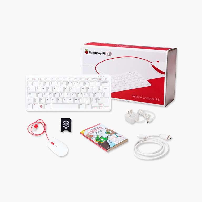 Raspberry Pi 400 All-in-One Personal Computer Kit - UK Keyboard Layout - £80.70 with code @ OKdo