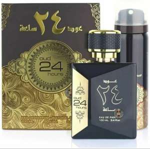 Oud 24 Hours by Ard Al Zafraan Eau de Parfum 100ml with Deodorant Body Spray Aka Tom Ford Black Orchid - £11.98 delivered @ dsunique / eBay