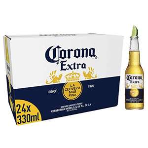 Corona Extra Mexican Lager Beer Bottle, 24 x 330ml - £16 (+£4.49 non-prime) @ Amazon