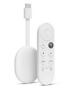 Google Chromecast with Google TV And Voice Remote - £42.99 / Chromecast 1080p HD Media streaming - £16.99 Free Click & Collect @ Argos/eBay