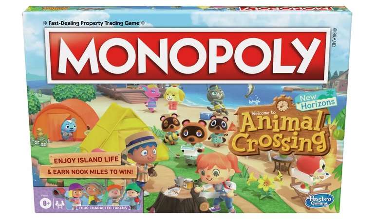 Hasbro Gaming Monopoly Animal Crossing New Horizons £24 Free C&C with code @ Argos