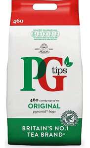 460 PG tips Original with pyramid bags - £5.75 (+£4.49 Non Prime / £5.46 on Subscribe and Save) @ Amazon