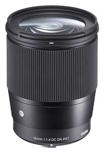 Sigma 16mm f1.4 DC DN camera lens for Sony E Mount - £349 at Castle Cameras + £40 Cashback