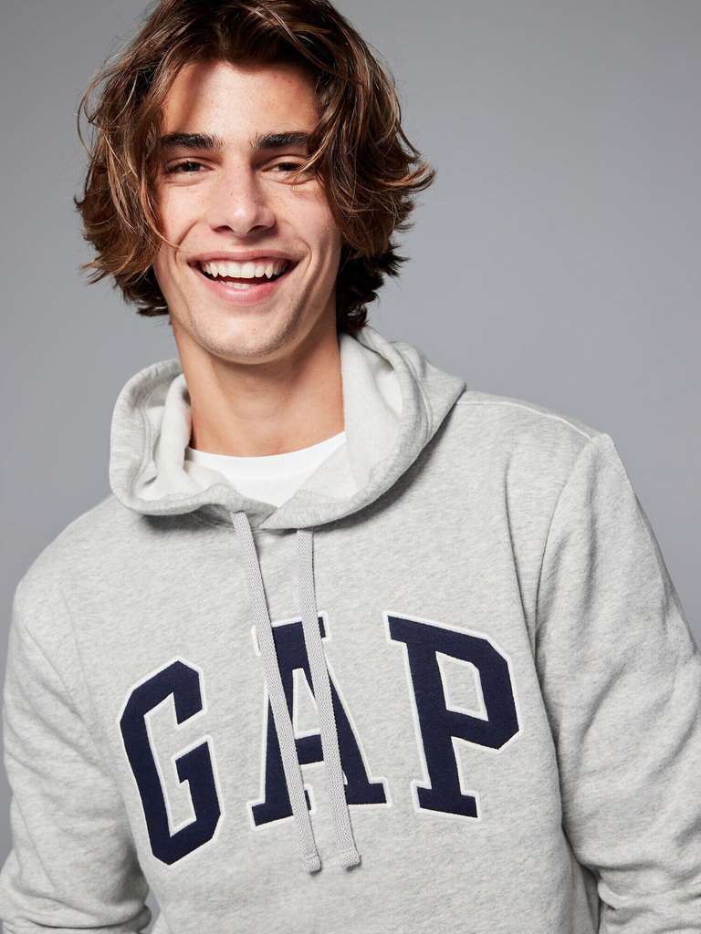 Gap Logo Fleece Hoodie Now £12.49 + Delivery is £4 or Free with £35 spend @ GAP