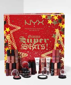 NYX Gimme Super Stars! 24 Holiday Countdown Advent Calendar - £29.45 delivered @ Beauty Bay