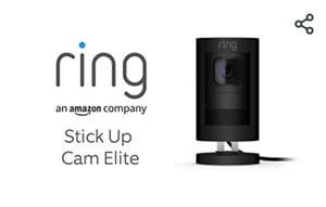 Ring Stick Up Cam Elite for £129 @ Amazon