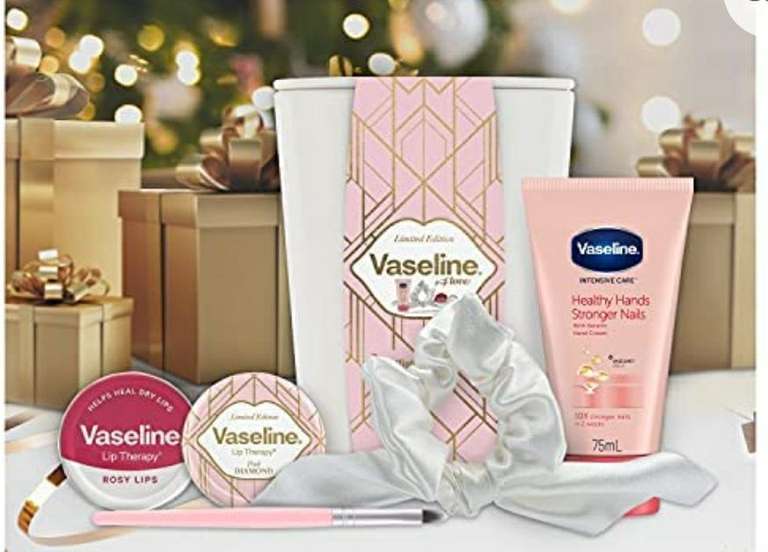Vaseline Limited Edition Essentials Beauty Tin with lip balm and hand & nails cream £6.50 (+4.49 non prime) @ Amazon