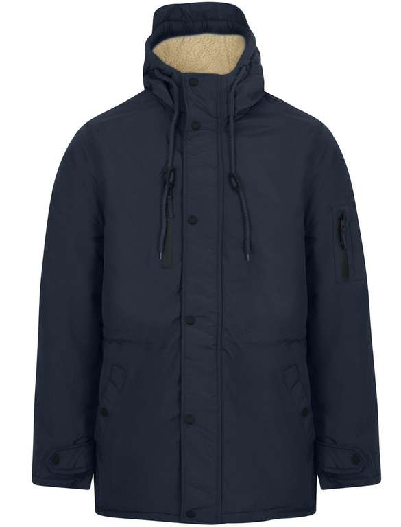 Men’s Borg Lined Hooded Parka Coats now £23.99 (+ £1.99 delivery) @ Tokyo Laundry