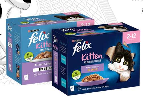 Free Felix Kitten Pack with Downlaod Voucher (Exchange in various stores) from Purina