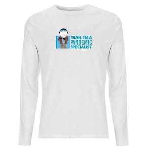 South Park - Randy - 'Yeah, I'm a Pandemic Specialist' Unisex Long Sleeve T-Shirt - £13.99 delivered @ Zavvi with code