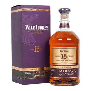 Wild Turkey 13 Year Old - Father & Son Kentucky Straight Bourbon Whiskey 1 Litre +Tonic + Free Delivery + Scratchcard @ The Whisky World