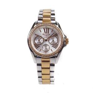 Aviator Rose Gold & Steel Ladies Watch AVX5701L28 With 3 Straps - £41.59 @ Hogies