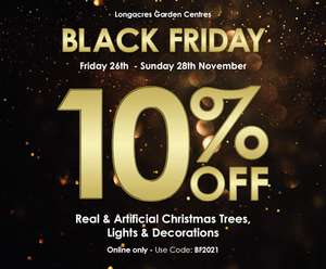Save 10% off Christmas Light, Trees, Decorations & More at Longacres