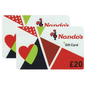 £40 Nando's Gift Cards Multipack (2 x £20) £33.99 Delivered @ Costco