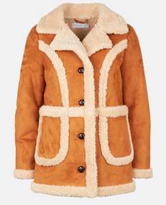 Faux shearling donkey coat £10 with £3.99 delivery @warehouse