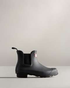 Lots on sale e.g Women's Original Two Tone Chelsea Boots Black Ice £67 Delivered @ Hunter Boots