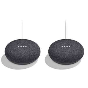 2 x Google Nest Mini (2nd Gen) - Charcoal / Coral / Chalk - £30 delivered with code @ Currys