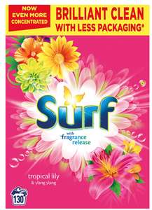 Farmfoods- Surf 130 washes washing powder - 2 for £20