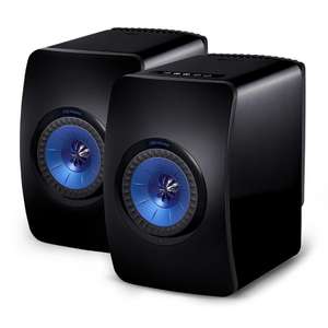 KEF LS50W Gloss Black Wireless Mini Monitor Speakers £1099 with code @ @ AVOnline
