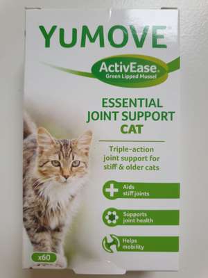 Cat Yumove for £8.53 a packet, delivered at YuMOVE (rrp £18.95)